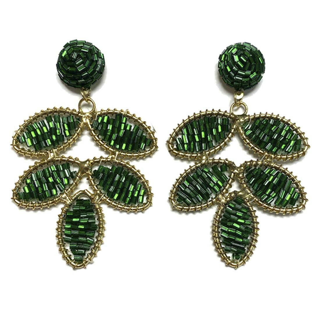 Emerald Aria Earrings.