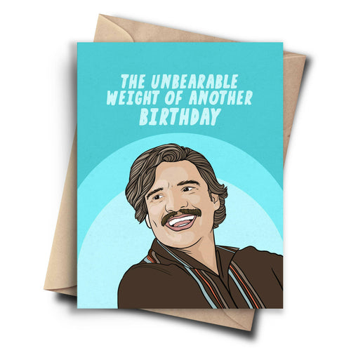 Funny Birthday Card - Pedro Pascal.