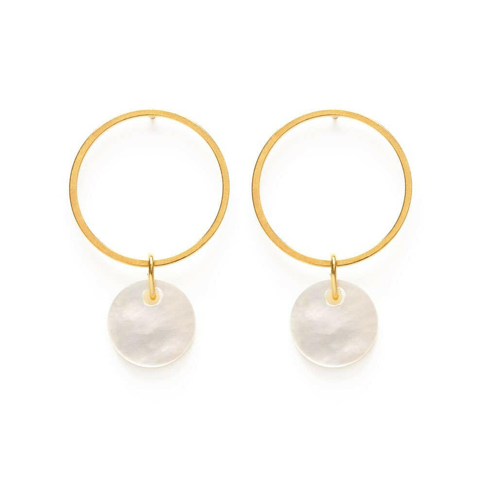 Playa Studs - Abalone or Mother of Pearl.