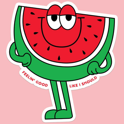 Feeling Good Like I Should Sticker Decal.