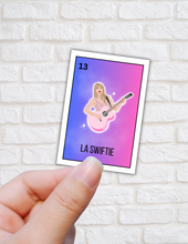 Load image into Gallery viewer, La Swiftie loteria sticker
