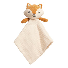 Load image into Gallery viewer, Fox Snuggle Blanket, Organic Cotton Muslin.
