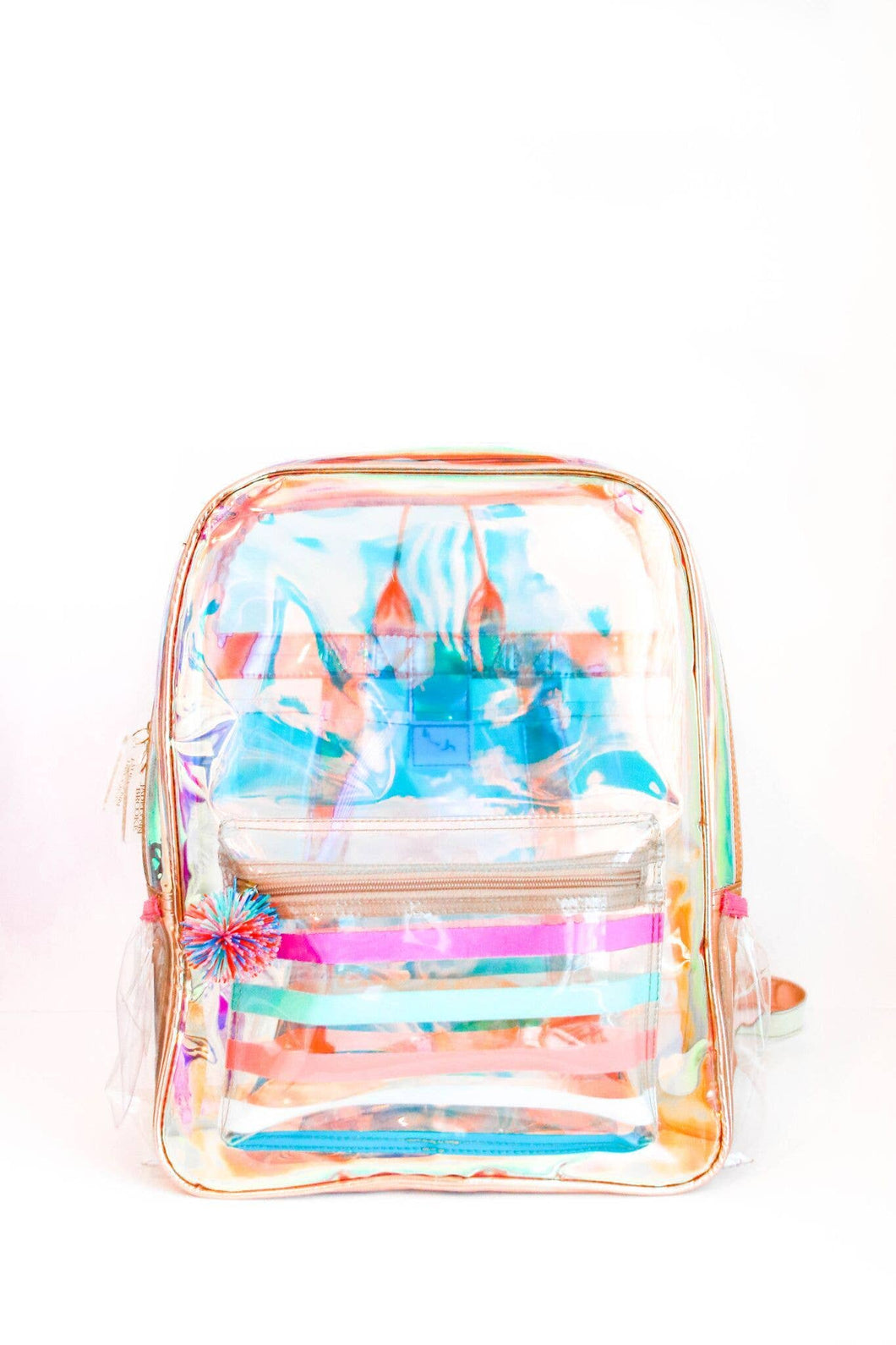 Backpack (Rose Gold Clear Iridescent)