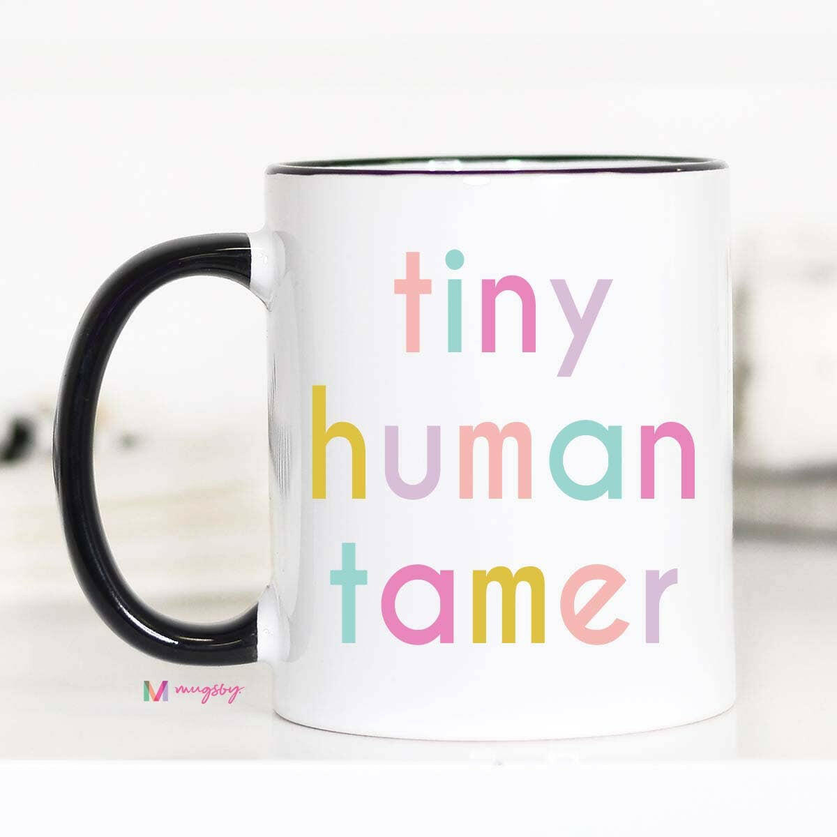 Tiny Human Tamer Teacher Coffee Mug, Teacher gifts.