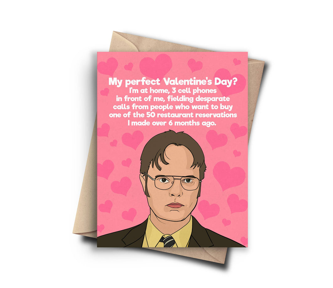 Dwights Perfect Valentines Day Card - The Office Quote
