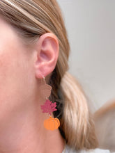 Load image into Gallery viewer, Fall Layered Dangle Earrings
