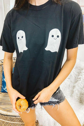 BOObies Ghost Tee in Black -.