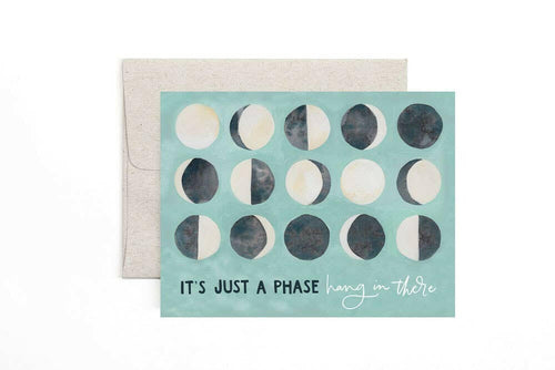 Just a Phase Greeting Card Stationery.