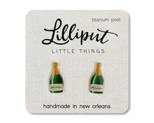 Load image into Gallery viewer, Champagne Bottle Earrings
