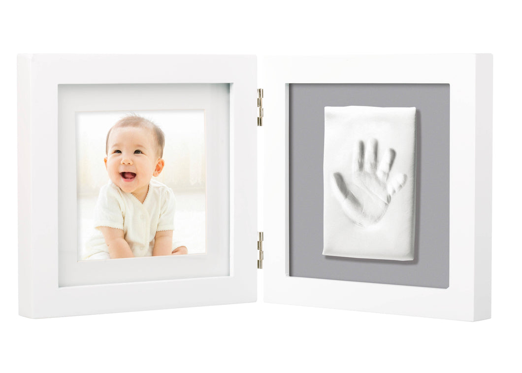 Baby's Print Keepsake Desk Frame, White