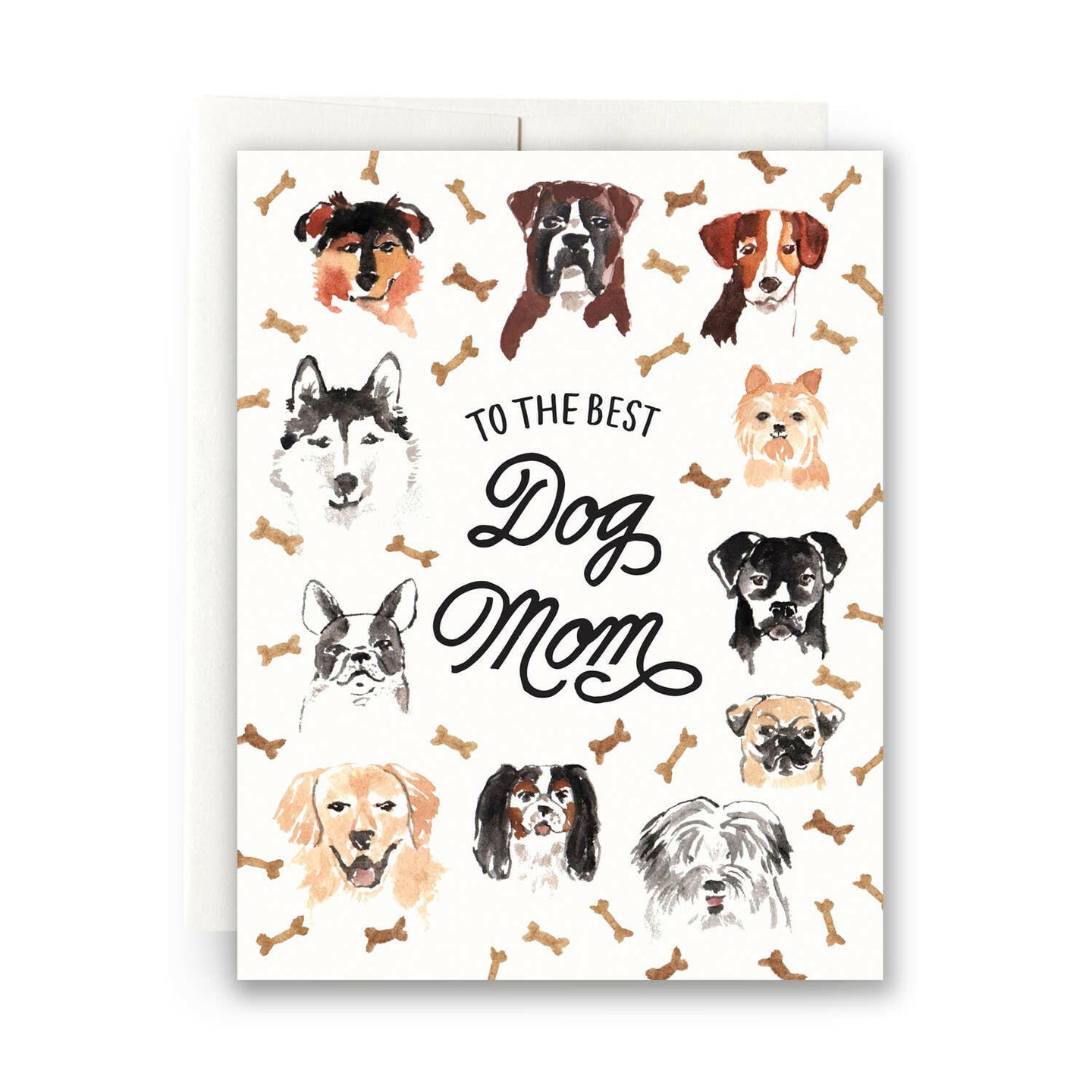 Best Dog Mom Card.