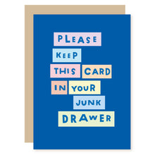 Load image into Gallery viewer, Junk Drawer Encouragement Card.
