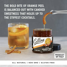 Load image into Gallery viewer, Orange Twist in Syrup 10 oz.
