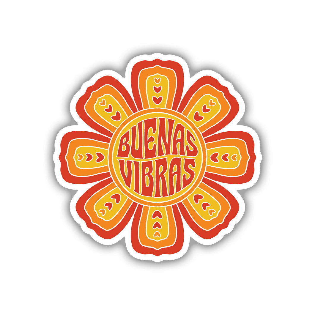 Buenas Vibras Retro Mexican Sticker