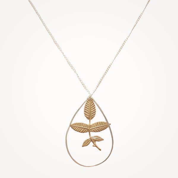 Foliage Necklace • Sterling Silver