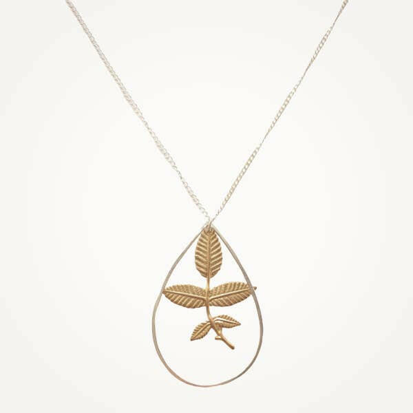 Foliage Necklace • Sterling Silver.