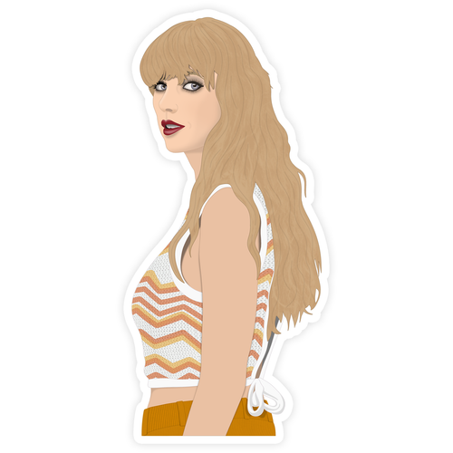 Taylor Swift Midnights Era Anti-Hero Sticker.