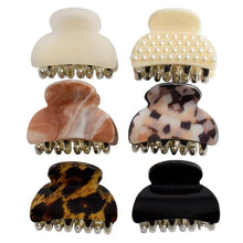 Load image into Gallery viewer, Mini Claw Clip Set of 6 - Neutral.
