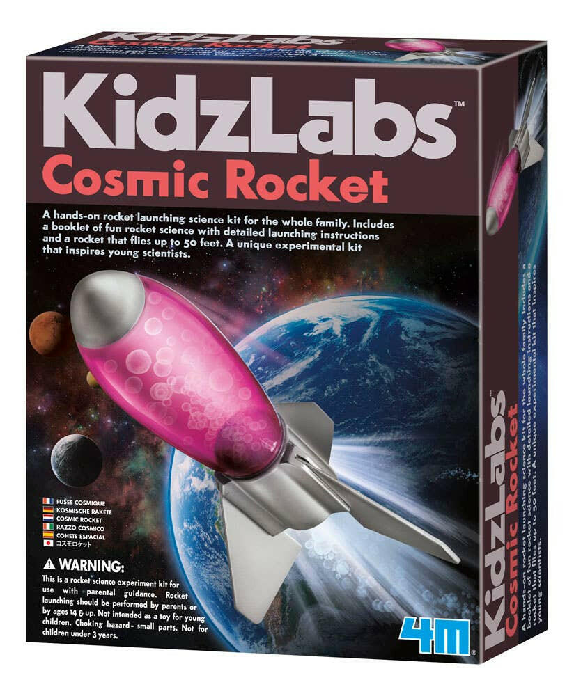 4M Cosmic Rocket Kit, Multi-Colored, One Size.