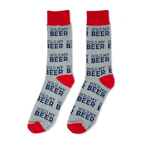 Hold My Beer Socks.