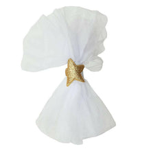 Load image into Gallery viewer, Gold Tulle Star Headband.
