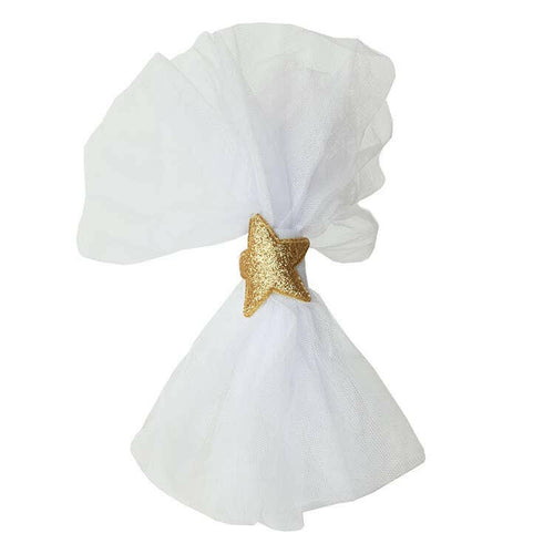 Gold Tulle Star Headband.