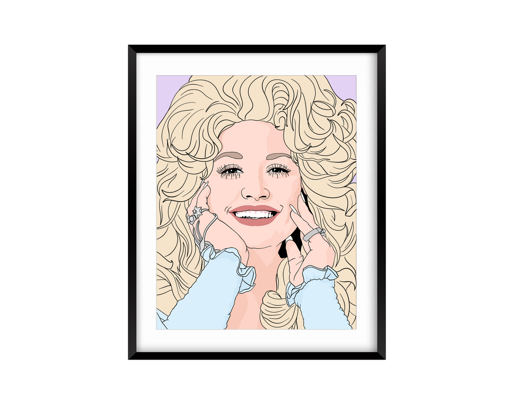 Young Dolly Art Print