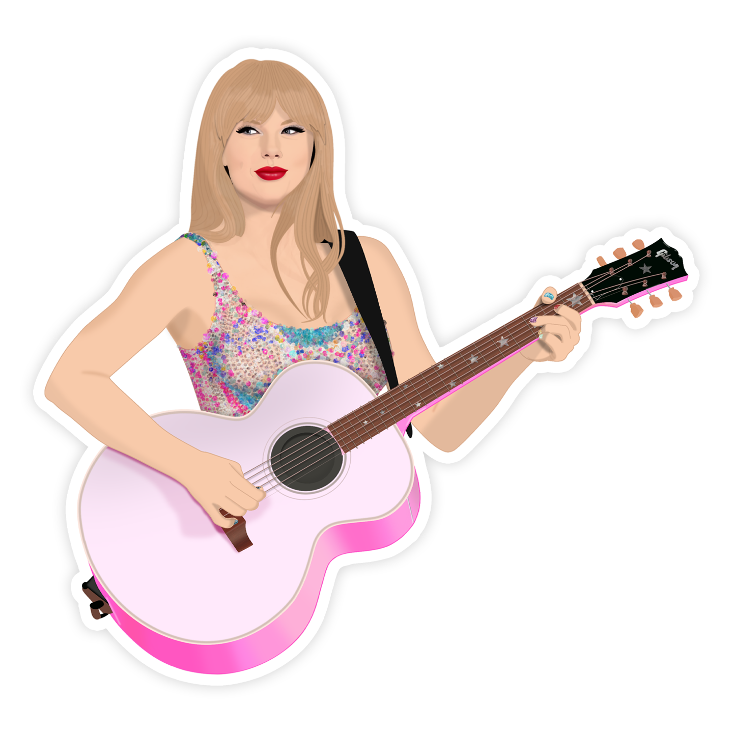 Taylor Swift Eras Tour Sticker.