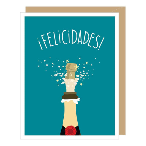 Champagne Congratulations Card.