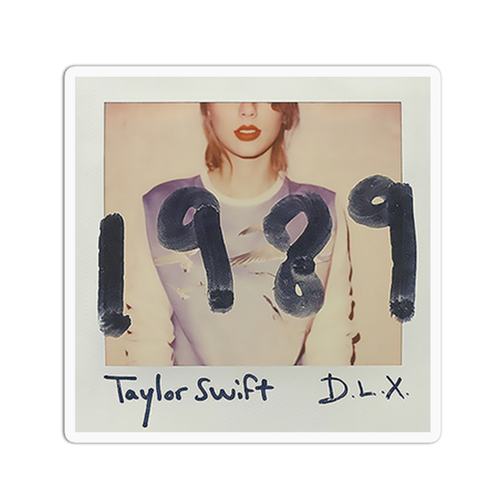 90's Album Cover Taylor Swift 1989 Vinyl Waterproof Stickers.