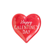 Load image into Gallery viewer, Heart Happy Galentines Paper Plate
