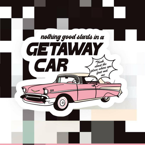 Taylor Swift Eras Getaway Car Sticker.