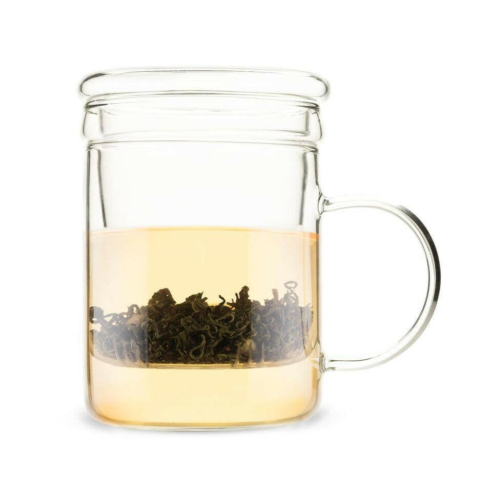 Blake Glass Tea Infuser Mug by Pinky Up.