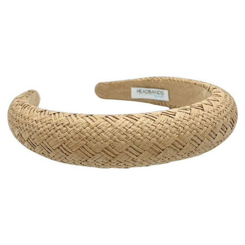 Woven Headband - Tan.