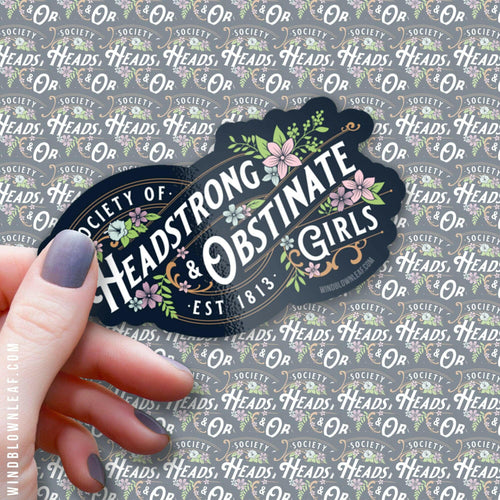 Society of Headstrong and Obstinate Girls - 3