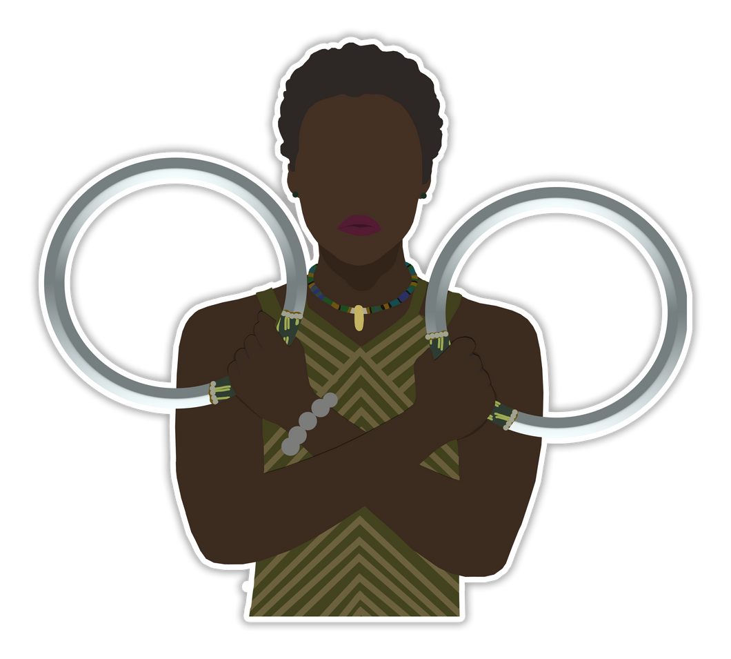 Nakia Black Panther Sticker