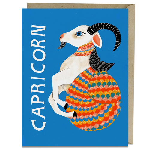 Lisa Congdon Capricorn Card.