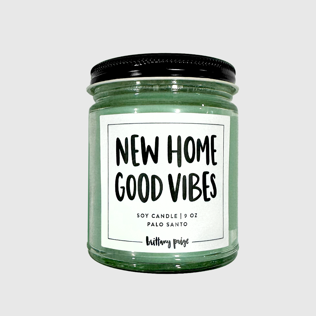 New Home Good Vibes Candle.