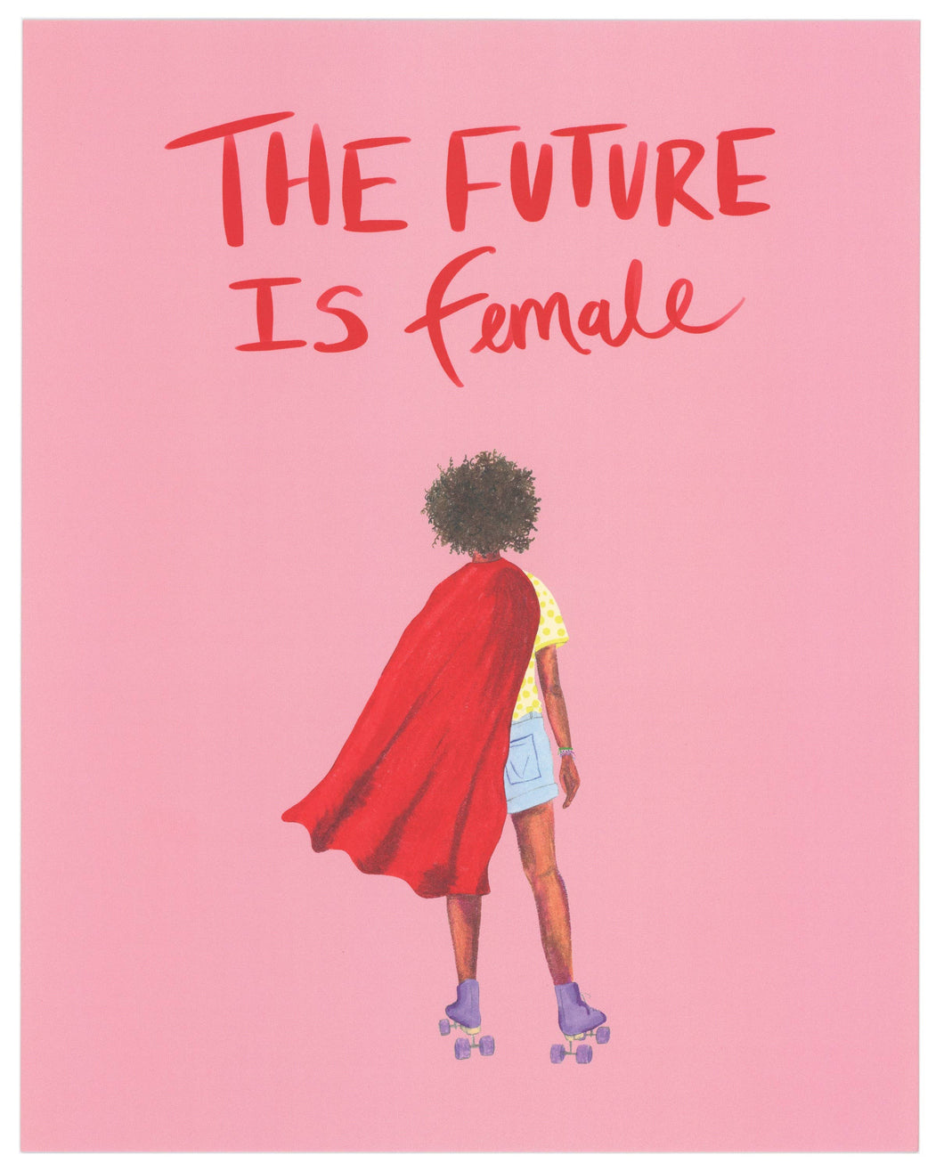 The future Is female Art Print