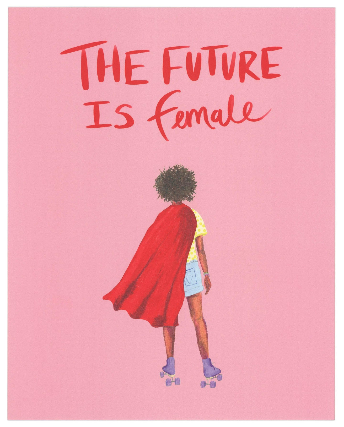 The future Is female Art Print.