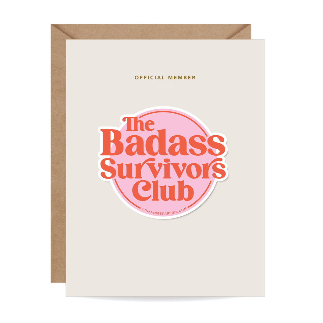 Sticker Card - Badass Survivors Club