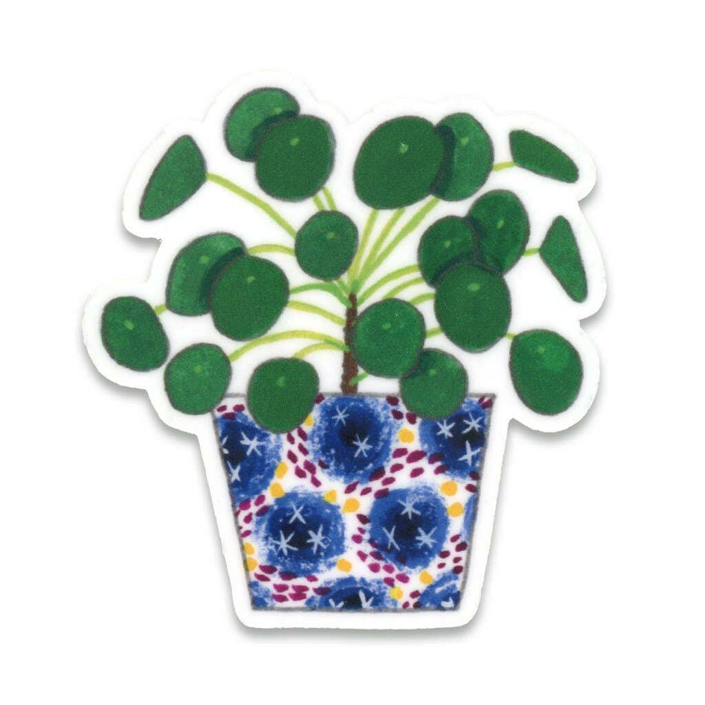 Pilea Plant Sticker.