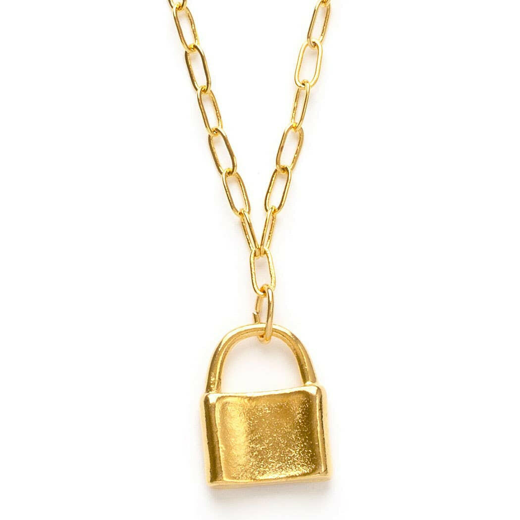 Padlock Necklace.