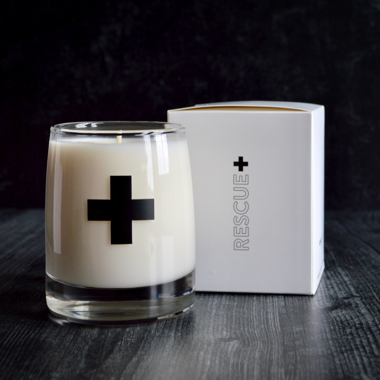 RESCUE+ Candle.