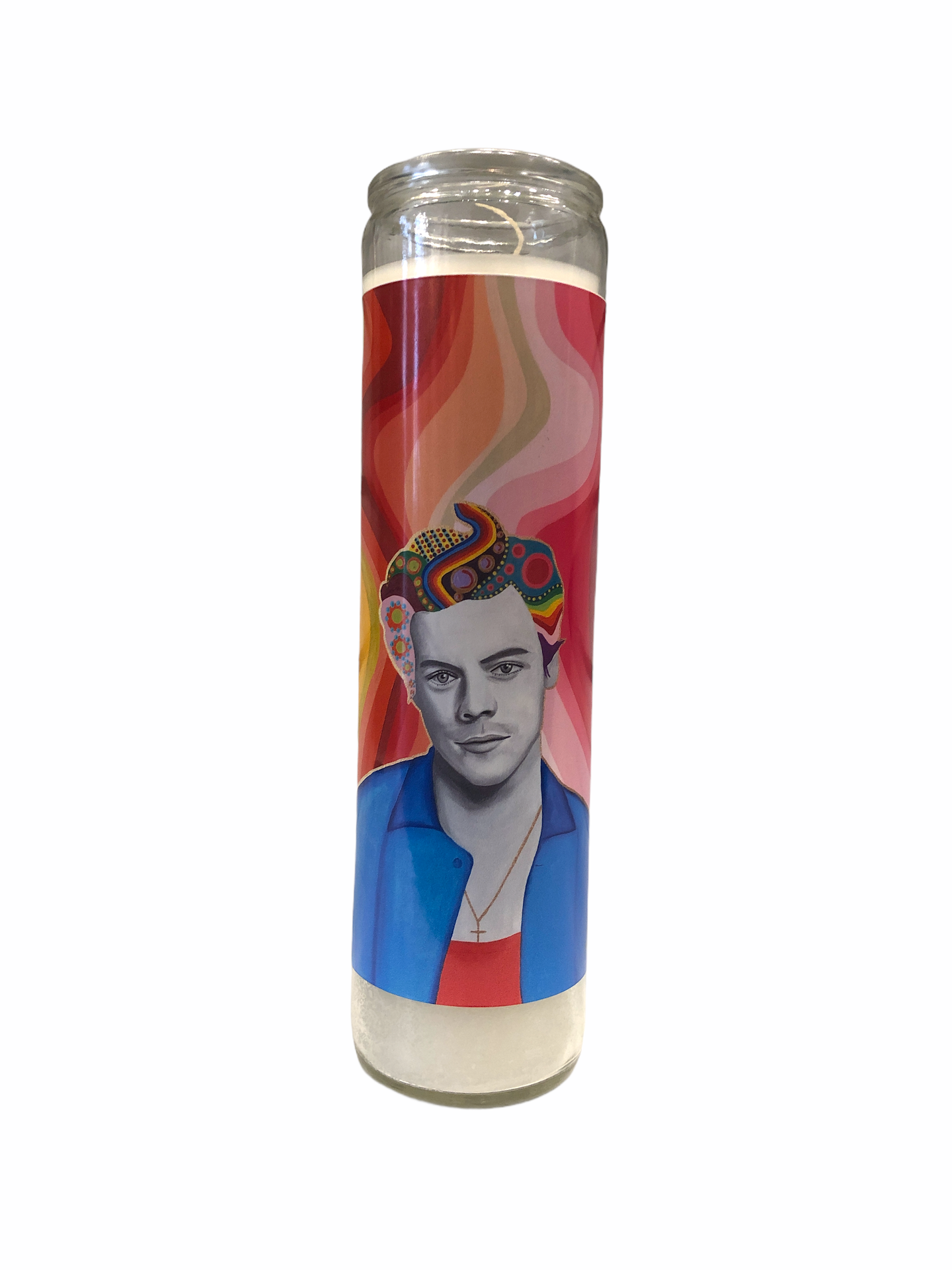 Chelsea Merrill Harry Styles Prayer Candle.