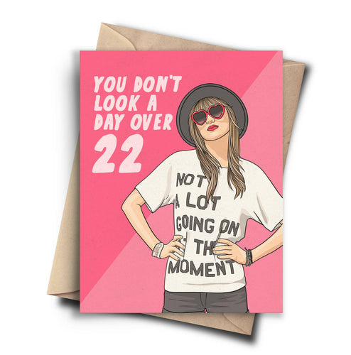 Taylor Swift Birthday Card - Funny Pop Culture Card.