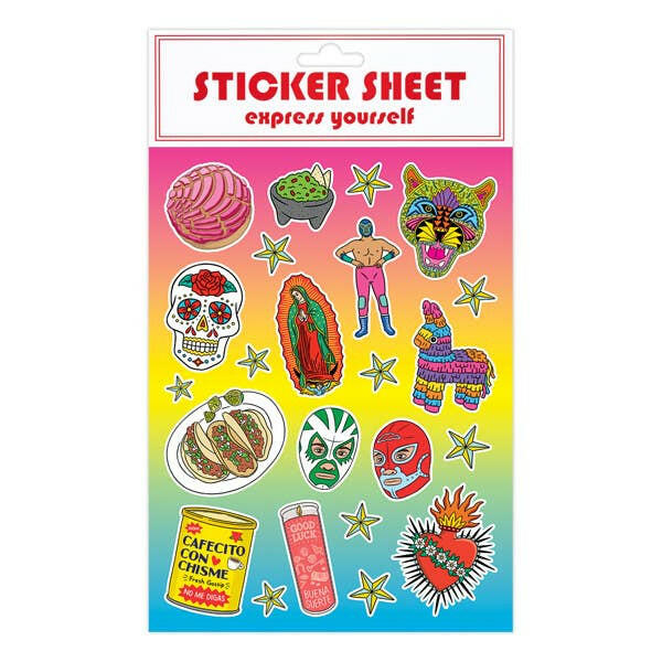 Latino/e Sticker Sheet.