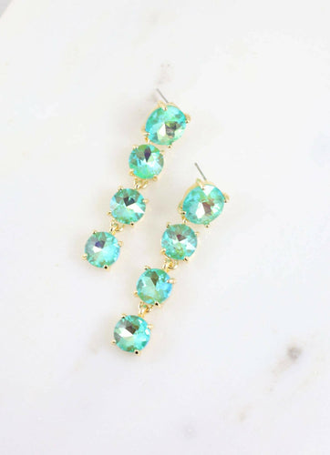 Humming Jewel Drop Earrin MINT.