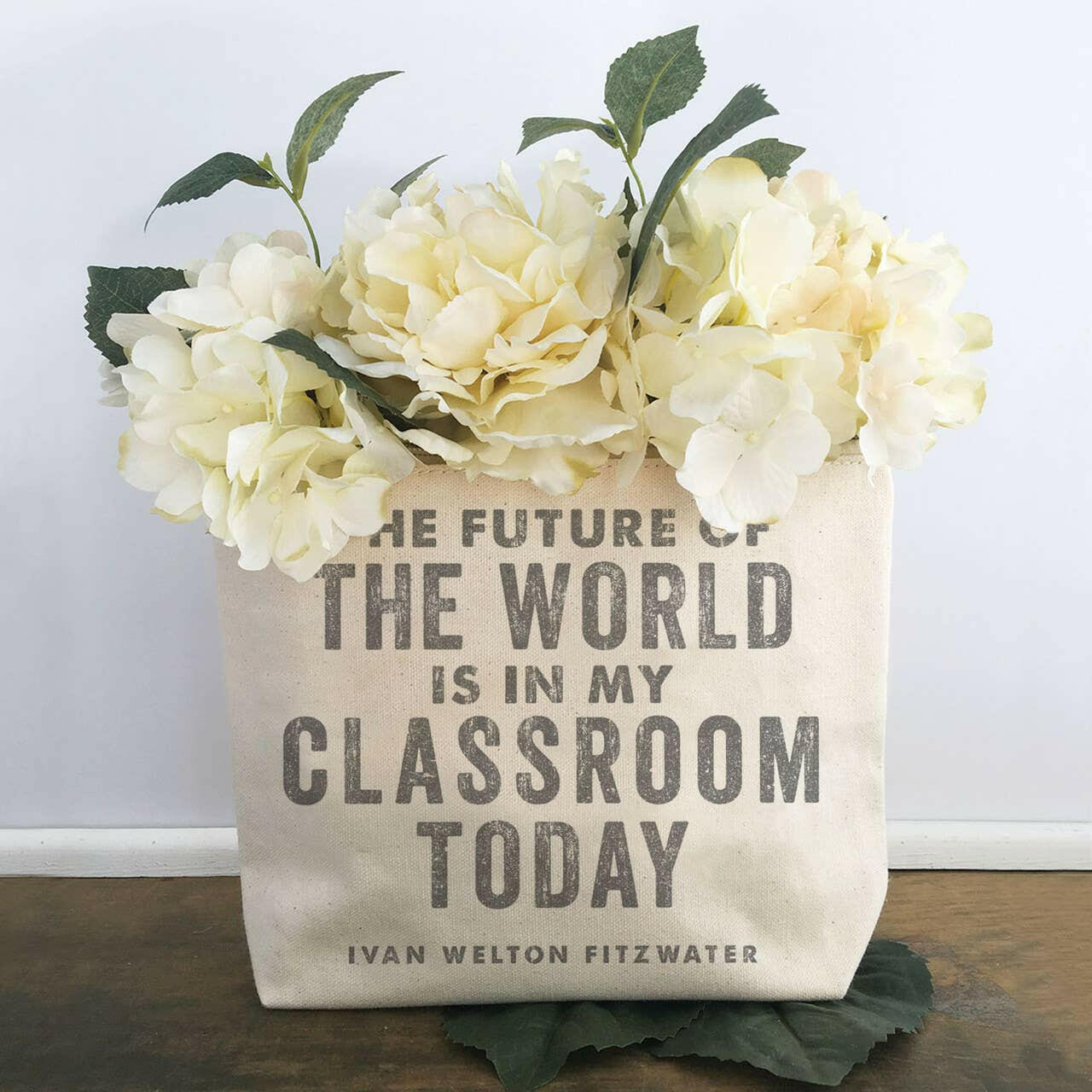 The Future Of The World Is In My Classroom - Zipper Pouch.