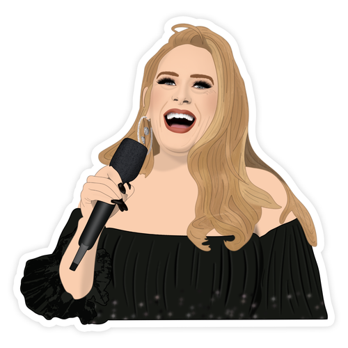 Adele Sticker.